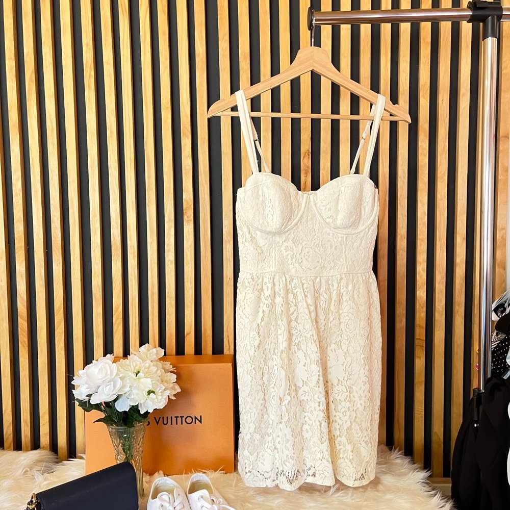 NWT Abercrombie mini white dress